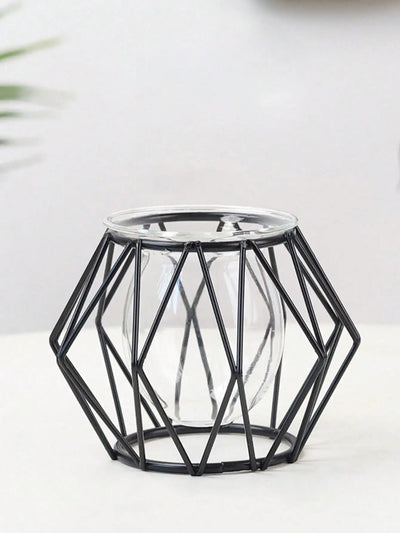 Transparent flower arranger decorative