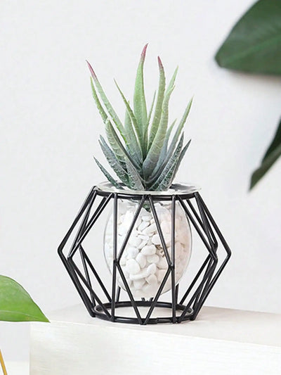 Transparent flower arranger decorative